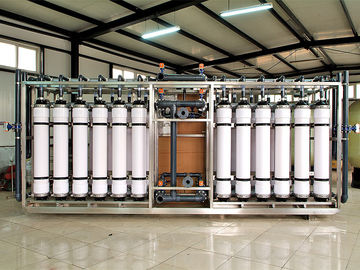 Sistema da membrana do Ultrafiltration da válvula de borboleta/válvula de bola, máquina do Ultrafiltration do RO de 100 T/H