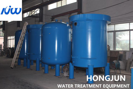 Equipamento industrial de tratamento de águas Filtro de água de areia de sílica Homologação ISO 9001