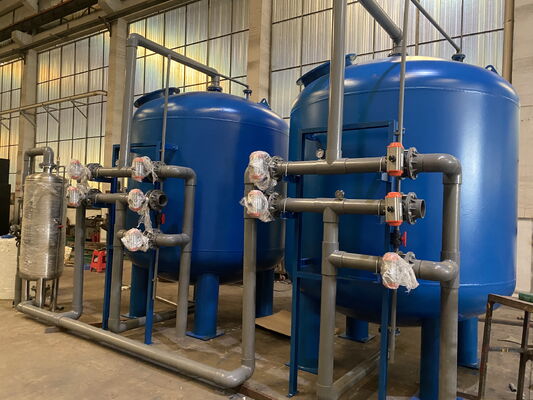 Acessórios de tratamento de água de areia de quartzo, 0,05Mpa - 0,07MPA Pressão Filtro de aço inoxidável