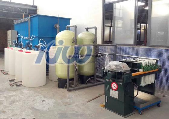 Fábrica de tratamento industrial das águas residuais 30T/H para galvanizar