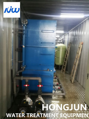 Equipamento móvel do tratamento da água 40GP para a água industrial