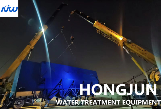 Tratamento de águas residuais industrial integrado do equipamento da purificação de água