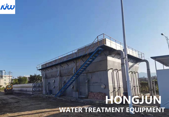 A fábrica de tratamento de tamanho médio pequena da água do rio integrou o purificador 100000T/D da água