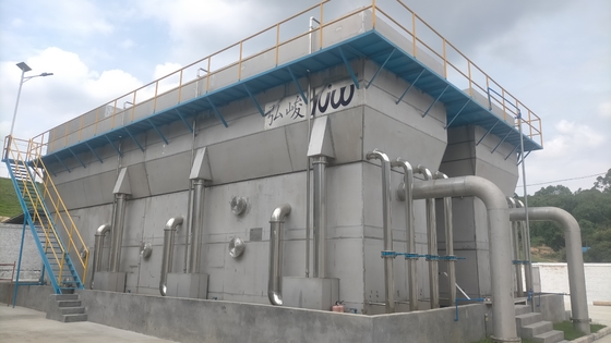 Equipamento integrado de depuração de floculantes de águas fluviais com capacidade de 10000TPD