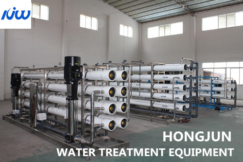 Instalação de purificação de água por osmose reversa para água de torneira industrial ou água de rio