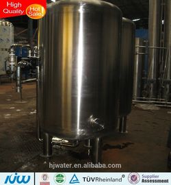 Tanque de filtro de água industrial em aço inoxidável / tanques de pressão HJ-AGAGAZ25
