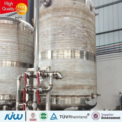 Tanque de água de 10000 litros, tanque de filtro de água de aço inoxidável