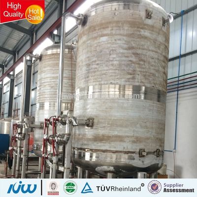 Tanque de água de 10000 litros, tanque de filtro de água de aço inoxidável