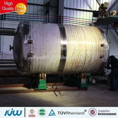 Tanque de água de 10000 litros, tanque de filtro de água de aço inoxidável