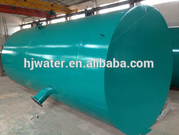 A23 Filtro de areia personalizado recipiente de pintura epóxi horizontal de aço carbono com válvula de borboleta pneumática ou borboleta elétrica